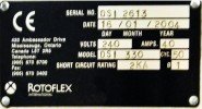 Высечка этикетки Rotoflex DSI 330