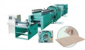 Машина для производства бумажного рукава из составного материла бумага-нить (рулонная подача) Модель WFD-650